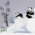 Chinese Panda And Bamboo Wall Sticker